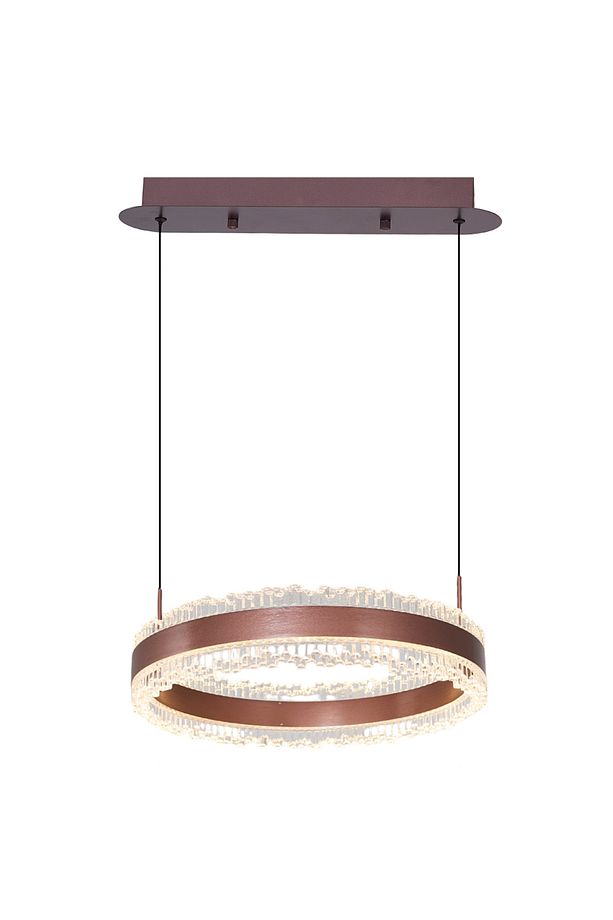 2732-1A-4 Pırıltı Tekli Avize 40 Kahve - 3
