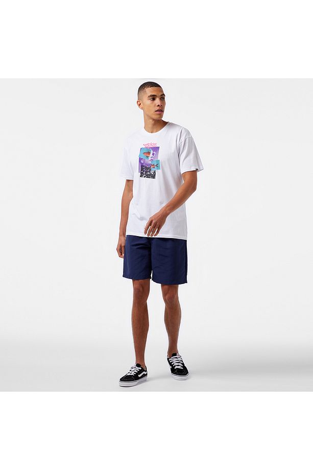 Range Nylon Loose Erkek Mavi Şort - 1