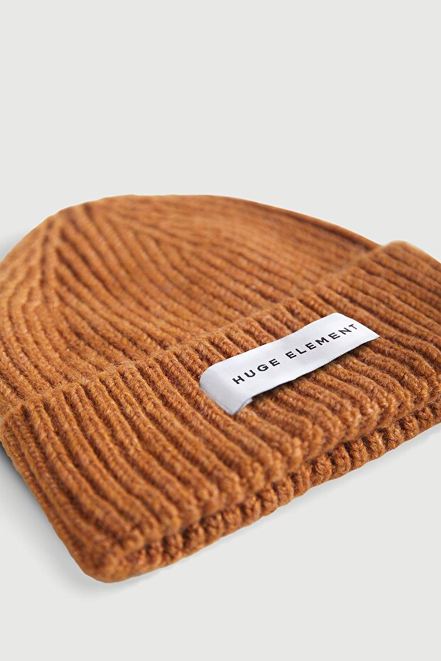 Huge Beanie - Light Brown - 2