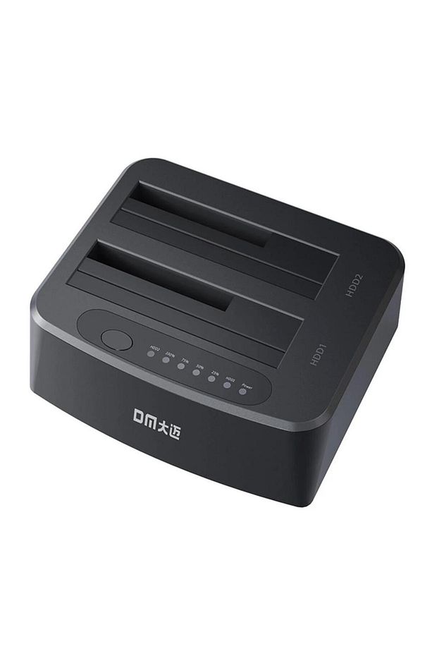 Çift Slotlu Offline Clone Usb3.0 Sata 2.5 / 3.5 Inch Hdd Ssd Dock Station Klonlama - 1