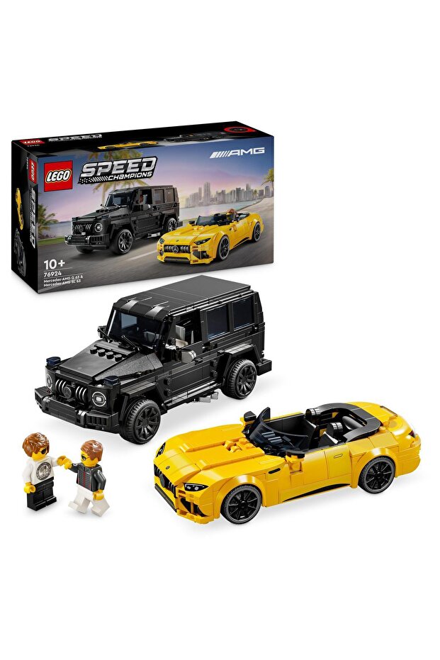 Speed Champions Mercedes-AMG G 63 & Mercedes-AMG SL 63 -76924 Set for 10+ Year Old Kids(806P)