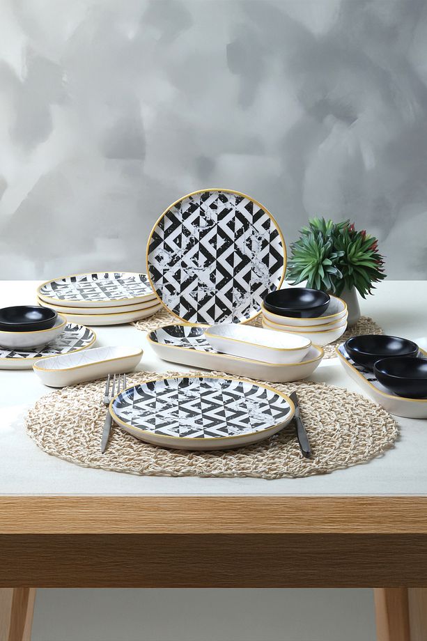 Trigon Marble Kahvaltı Takımı 18 Parça 6 Kişilik 18766-68-69 - 9