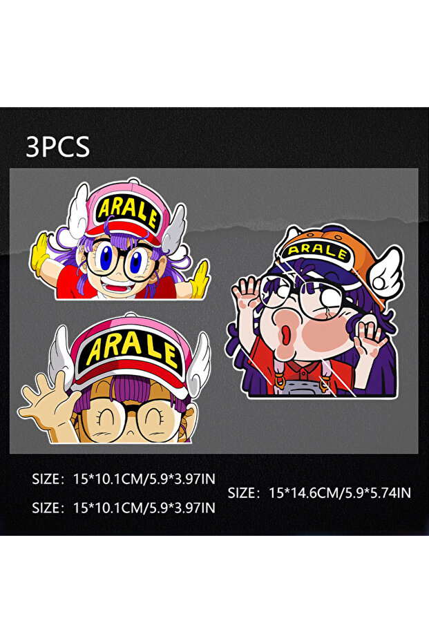 B116A4 for Arale Fine Decal Vinyl Car Sticker Body Car Bumper Truck Camper Waterproof Sunscreen Deca