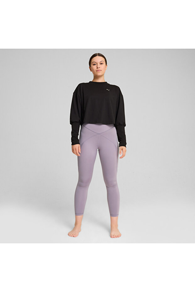 STUDIO CLOUDSPUN CREW - SHORT PUMA Black - 4