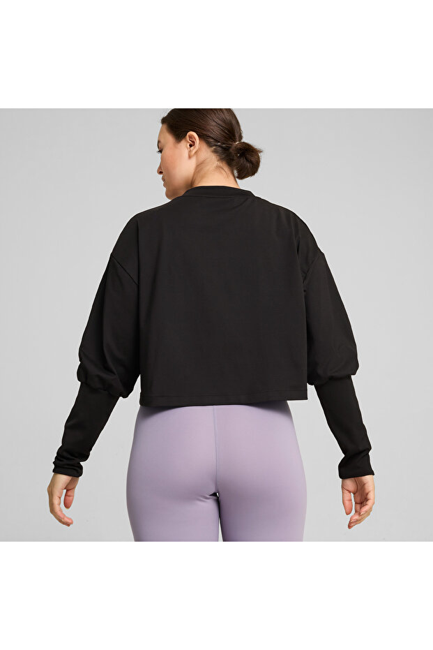 STUDIO CLOUDSPUN CREW - SHORT PUMA Black - 3