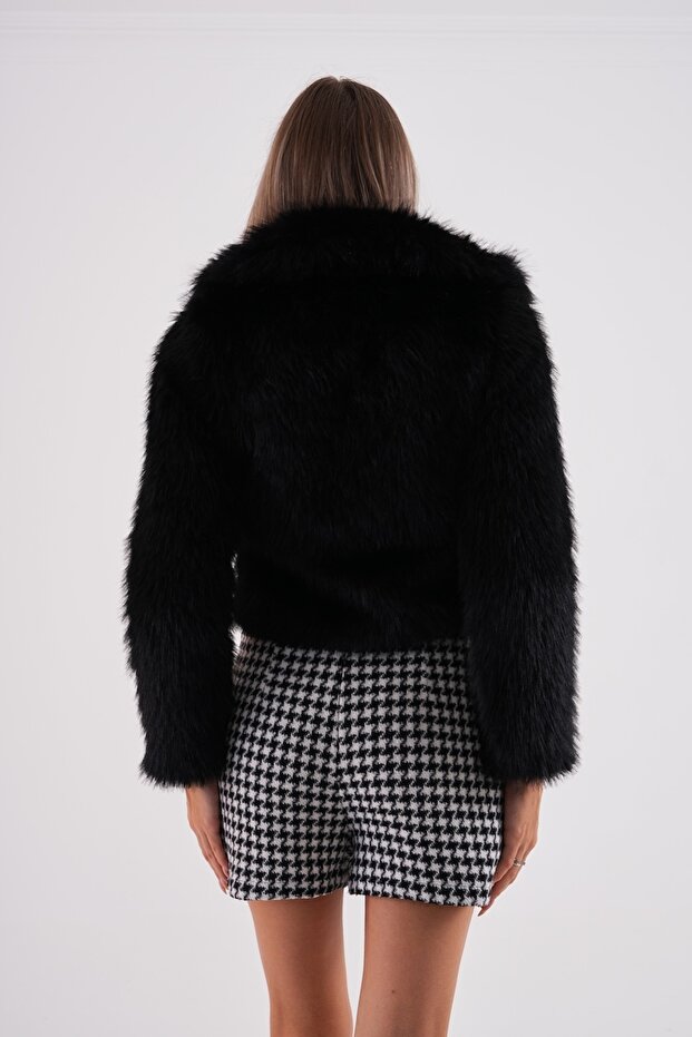 Collared Crop Boy Jacket - 5