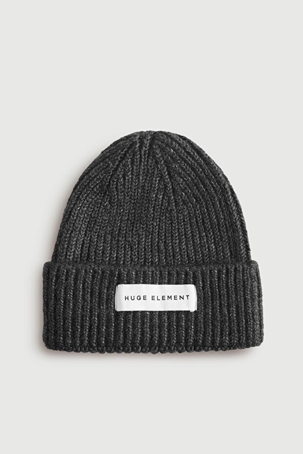 Huge Beanie-dark Grey - 1