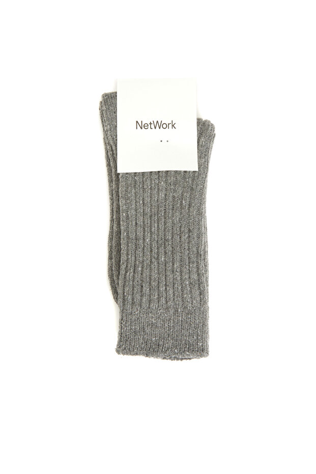 Gri Kadın Çorap - 1