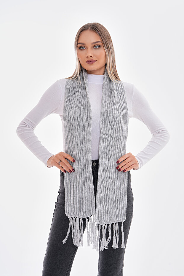 Kadın Selanik Örme Atkı - 4