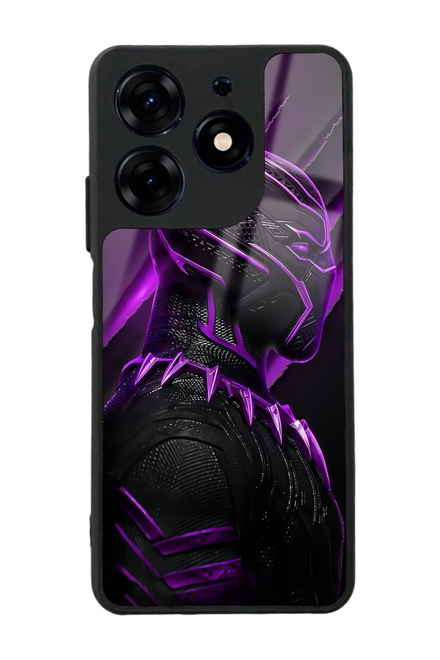 Tecno Spark 10 Pro Black Panther Design Glossy Phone Case