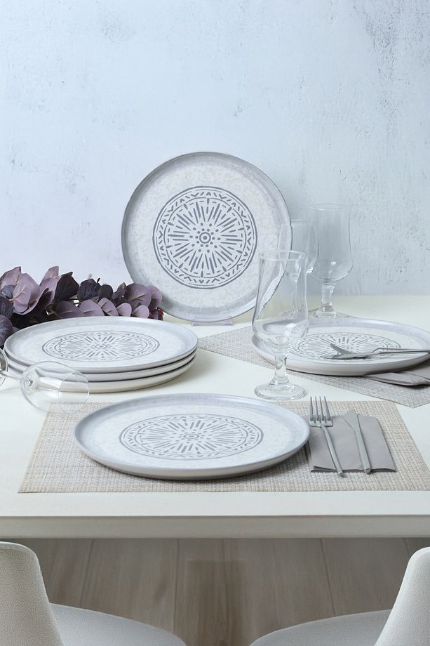 Stone Servis Tabağı 28 Cm 6 Adet 21427 - 3