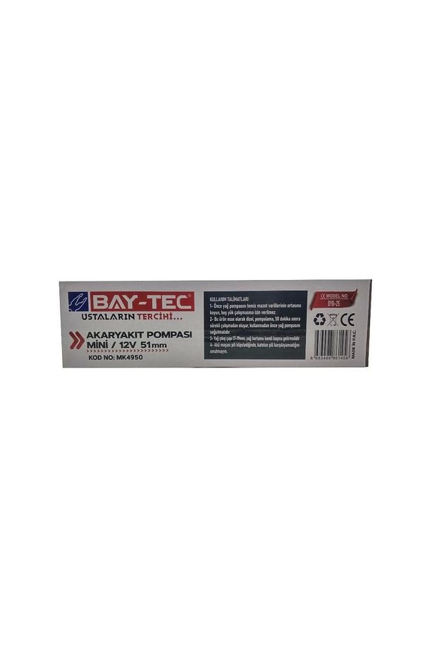 Bay-tec Akaryakıt Dalgıç Pompası Mini / 12v 51 Mm Mk4950 - 4
