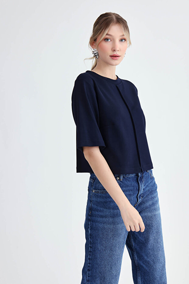 Modal Kumaş Salaş Bluz - 4