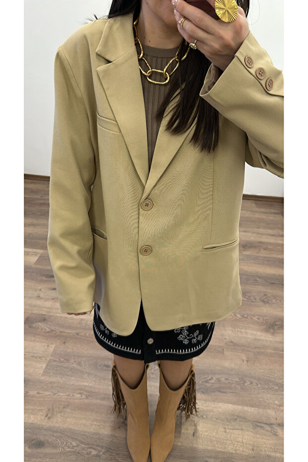 Oversize Blazer Ceket - 8