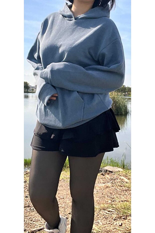 kapşonlu sweatshirt ( bay-bayan ) - 4