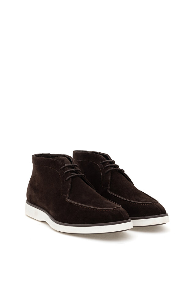 Brown 100% Leather Casual Shoes 50298522-Vr029