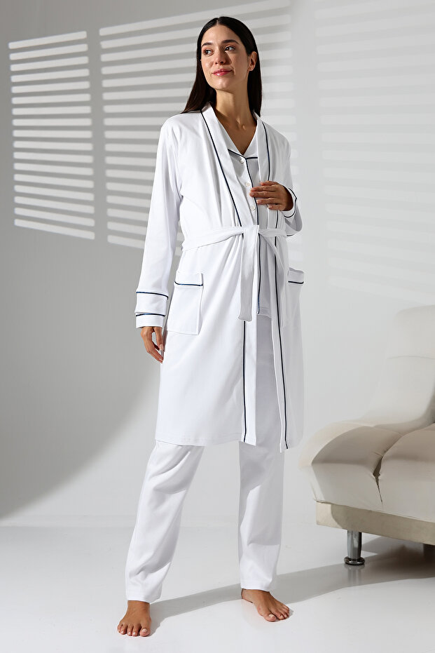 Likapashop Interlok Winter 3-Piece Softwear Lohusa Set