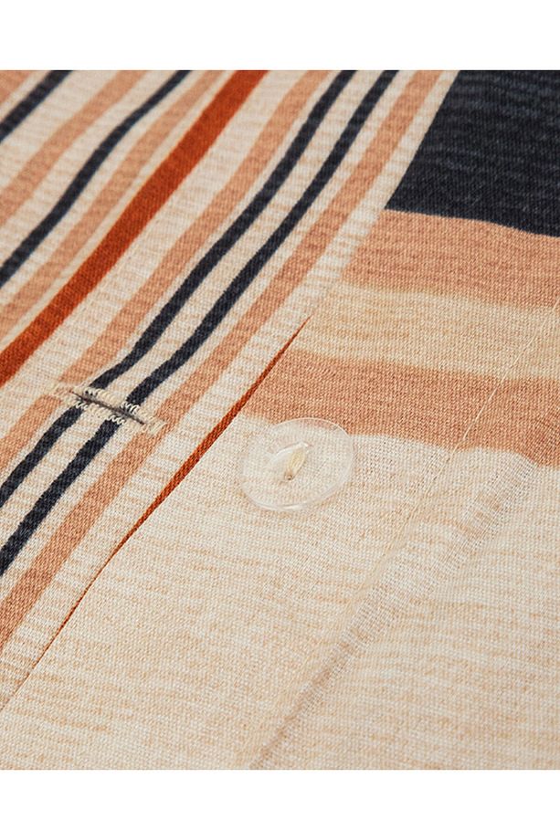 Timeline Dijital Baskılı Soft Cotton Çift Kişilik Nevresim Seti Terracotta - 3