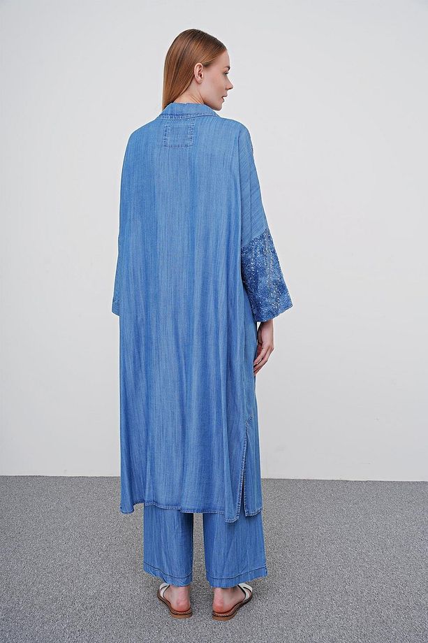 Denim Kol Detaylı Giy Çık GÇ-0166 - 6
