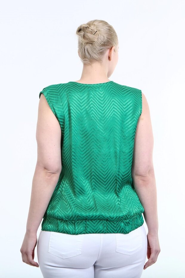 Pile Detay Anvelop Bluz - 6