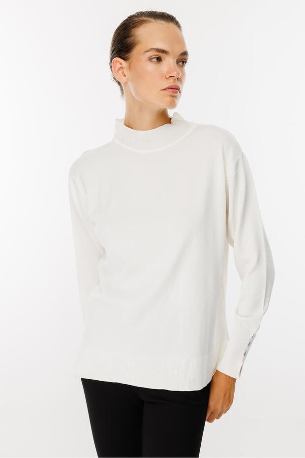 Yarım Balıkçı Basic Triko Kazak-TAŞ - 6