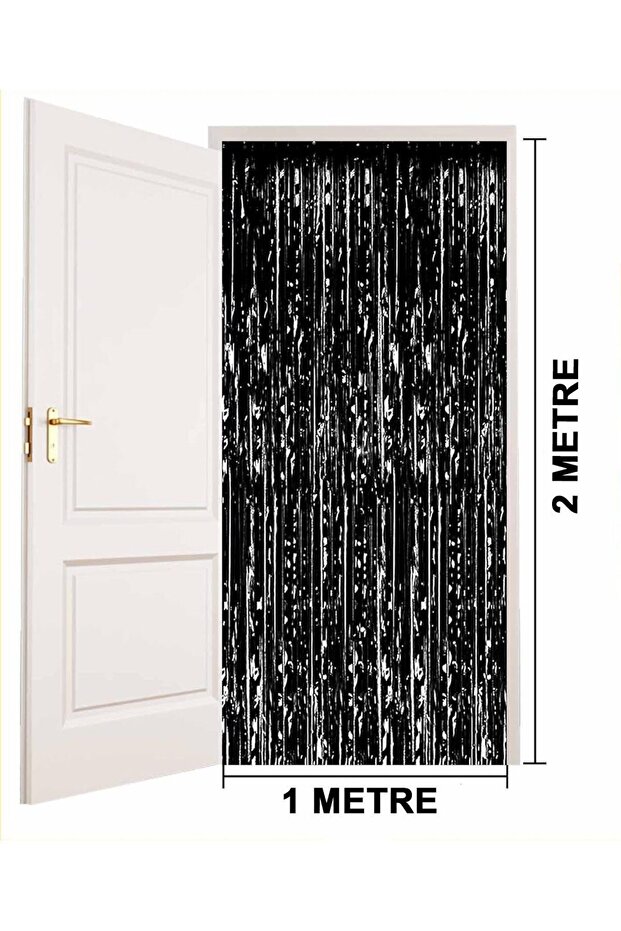 FON PERDE METALİZE SİYAH - 1
