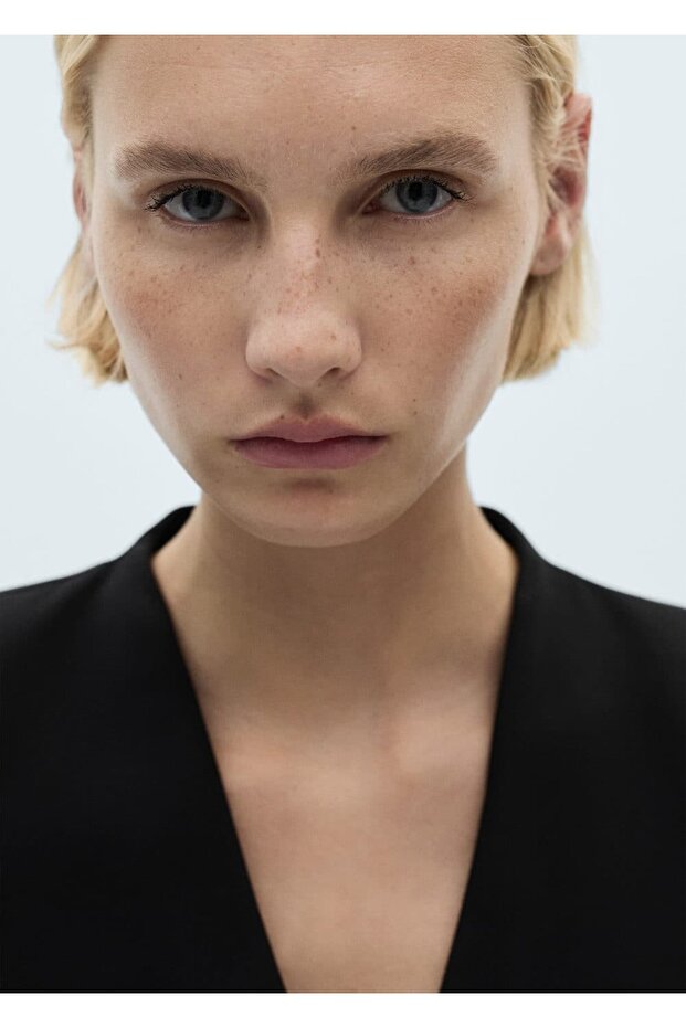 Tokalı anvelop elbise - 5