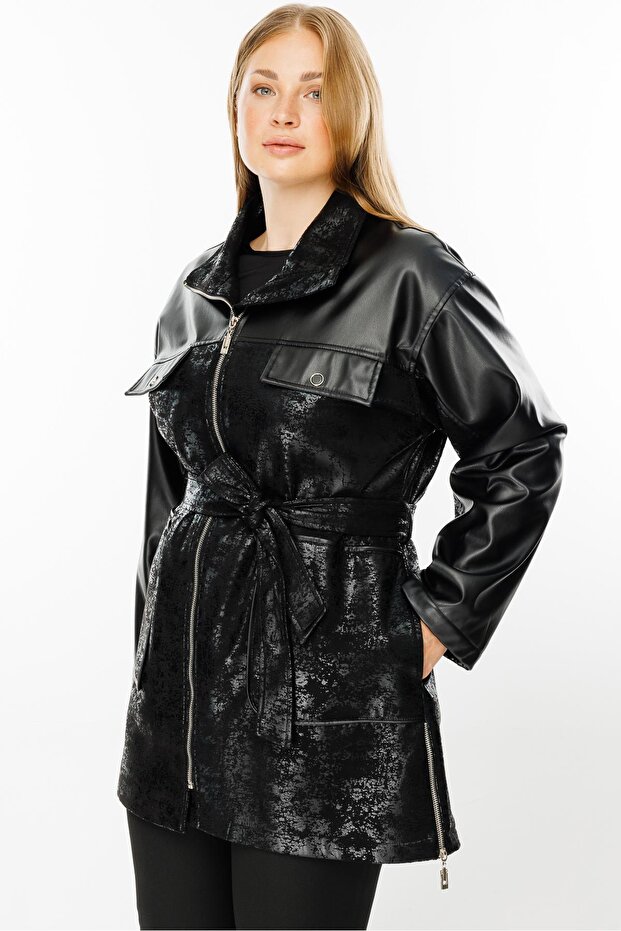 Modailgi Torba Cepli Deri Kap Siyah - 4