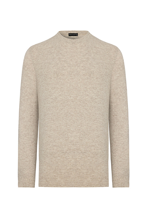 BİSİKLET YAKA REGULAR FIT KAZAK - 5