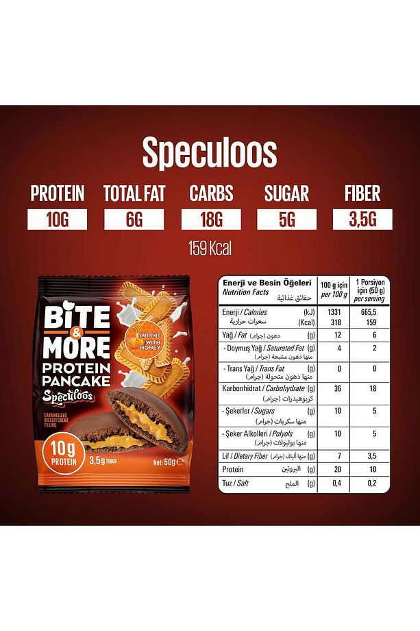 Protein Pankek Speculoos (50g x12 Adet) - 3
