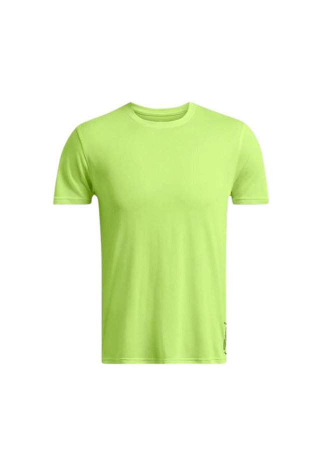 Ua Run Anywhere Tee 1386617-304 Green T-Shirt