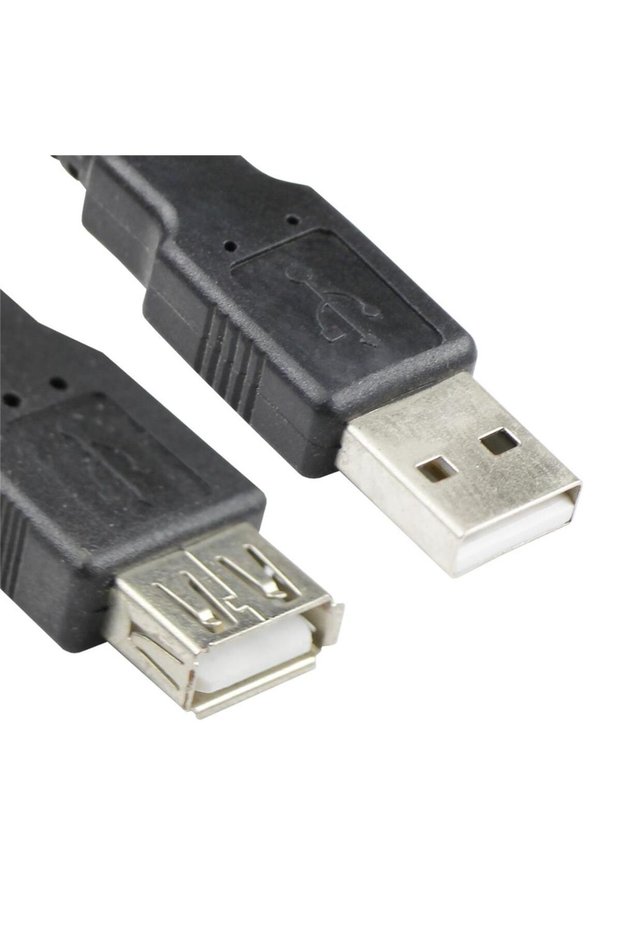 كابل تمديد USB 2.0 أسود Vcom CU202-B-1.8 بطول 1.8 متر