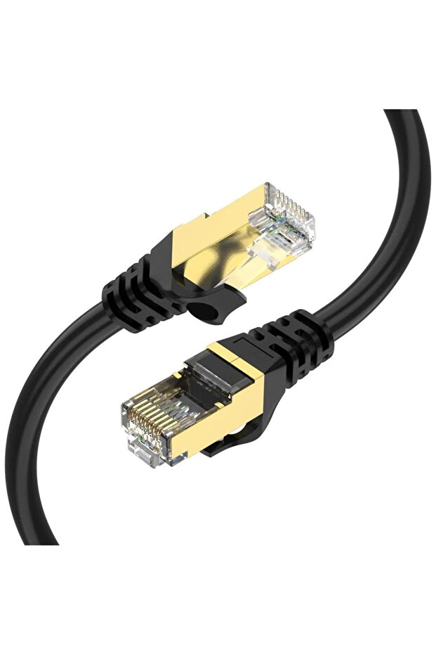 كابل الشبكة الأسود من نوع UTP من نوع Cat6 CU AWG24-7 بطول 1 متر، البيانات-p283 QG-OT0601