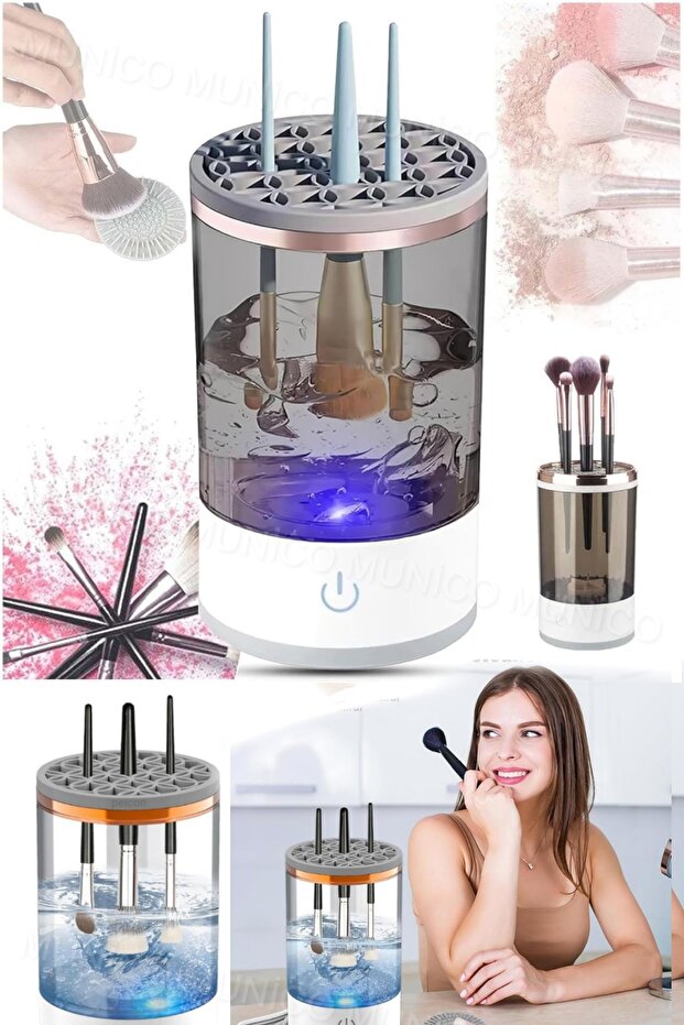 آلة تنظيف الفرشاة الكهربائية - نظام تجفيف سريع وتنظيف عميق أوتوماتيكي - 8