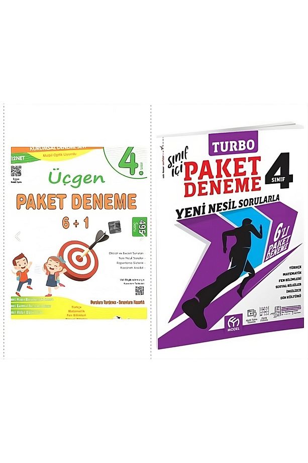 MODEL YAYINLARI 4.SINIF PAKET DENEME & ÜÇGEN YAYINCILIK 4.SINIF PAKET DENEME - 1