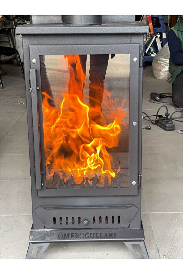 şömineli pelet soba - 6