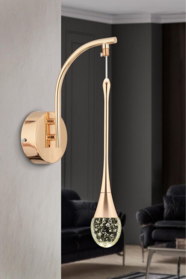 İstanbul Avize Aplik Mercure Gold Ledli Lüx Aplik - 2
