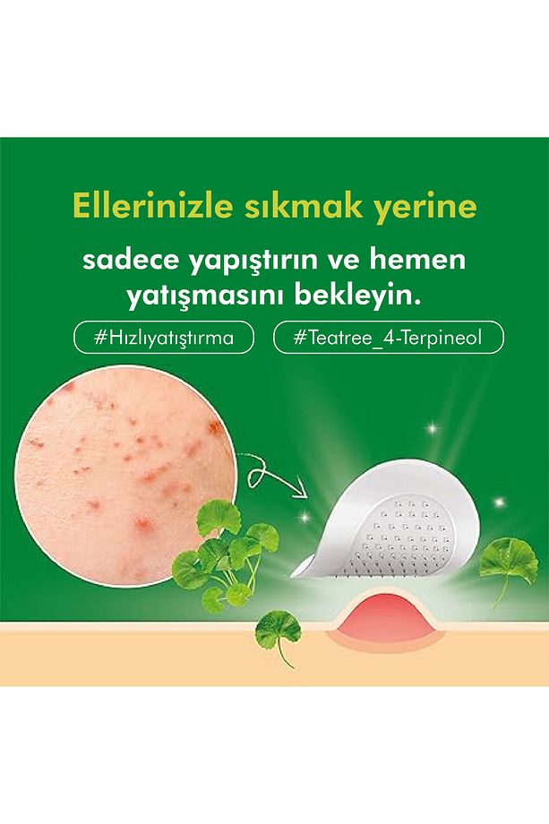 Micro Point Patch Mikro İğneli Teknolojiyle Kore Üretimi Çay Ağacı Özlü Akne Ve Sivilce Bandı 9'lu - 6