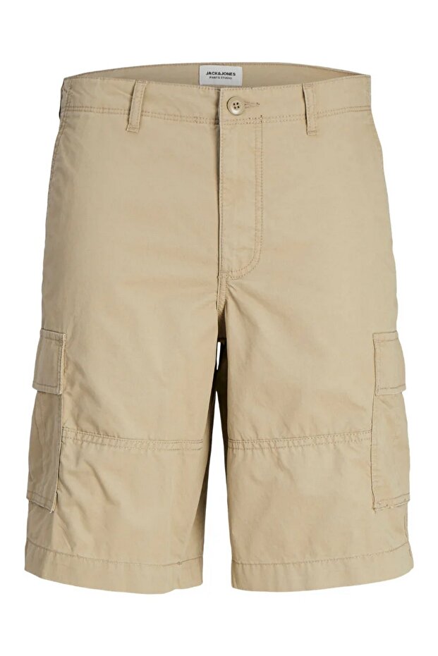 Men's Beige Shorts12253222 Jpstcole Jjcampaign Short