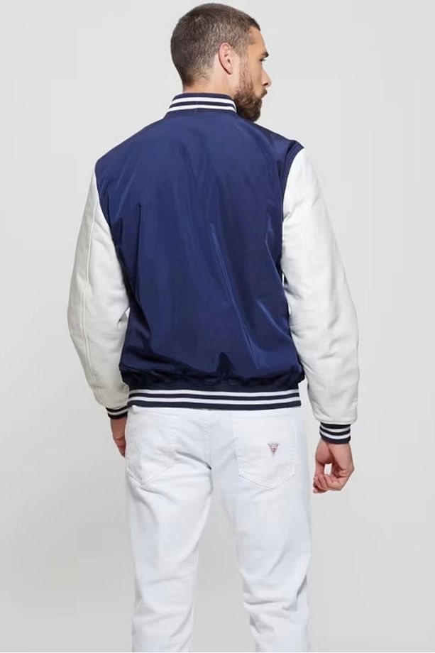 VERSITY BOMBER Erkek Mavi Ceket M4YL11WG9S2-FB53 - 3