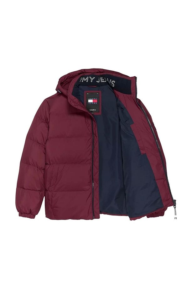 Tommy Jeans Tjm Essentıal Down Jacket Ext Erkek Bordo Mont Dm0dm19786vlp - 2