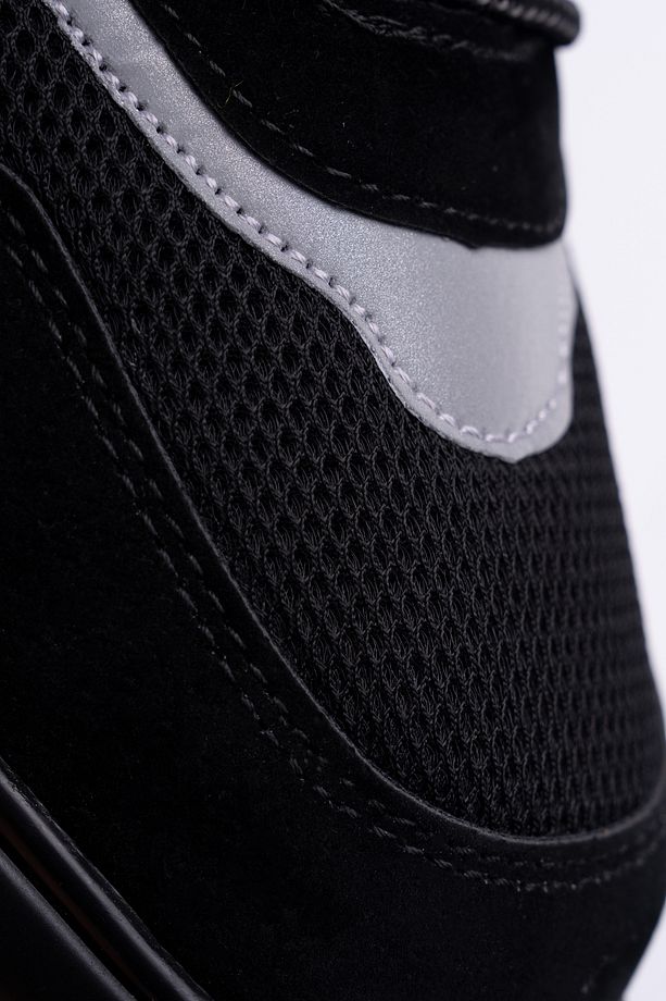 Erkek Siyah Sneaker Wow - 5