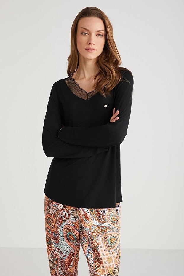 طقم بيجامة بنمط عرقي - 2