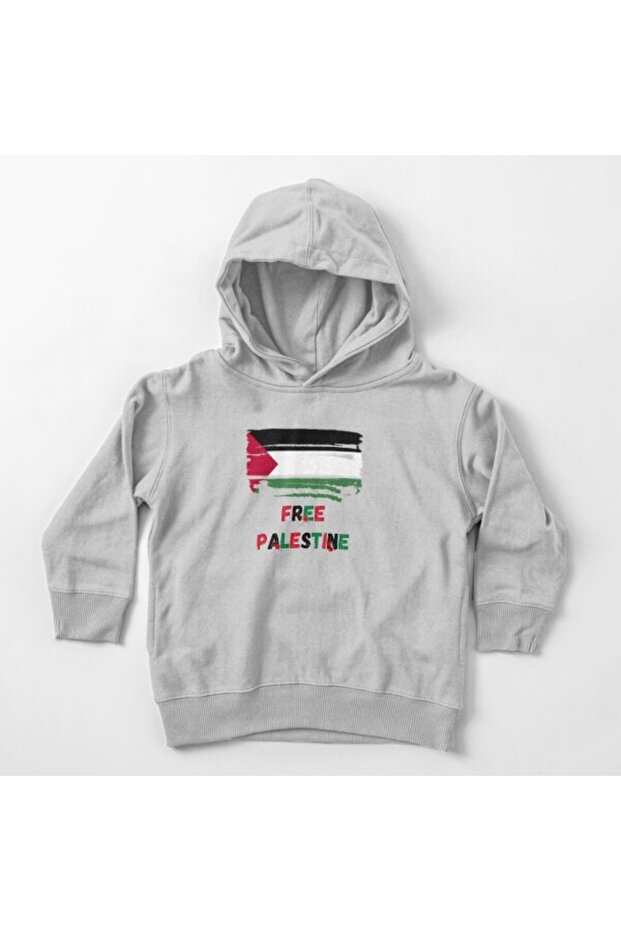 سويت شيرت فلسطين مطبوع للجنسين مقاس كبير