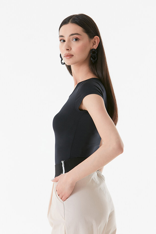 Basic Bisiklet Yaka Body - 4