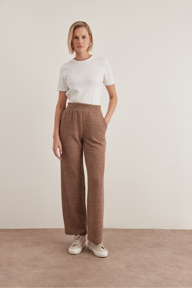 Triko Beli Lastikli Pantolon - 1