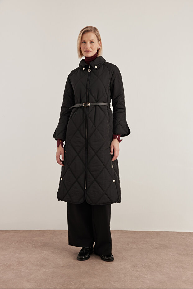 10083111 Gömlek Yaka Mont - 4