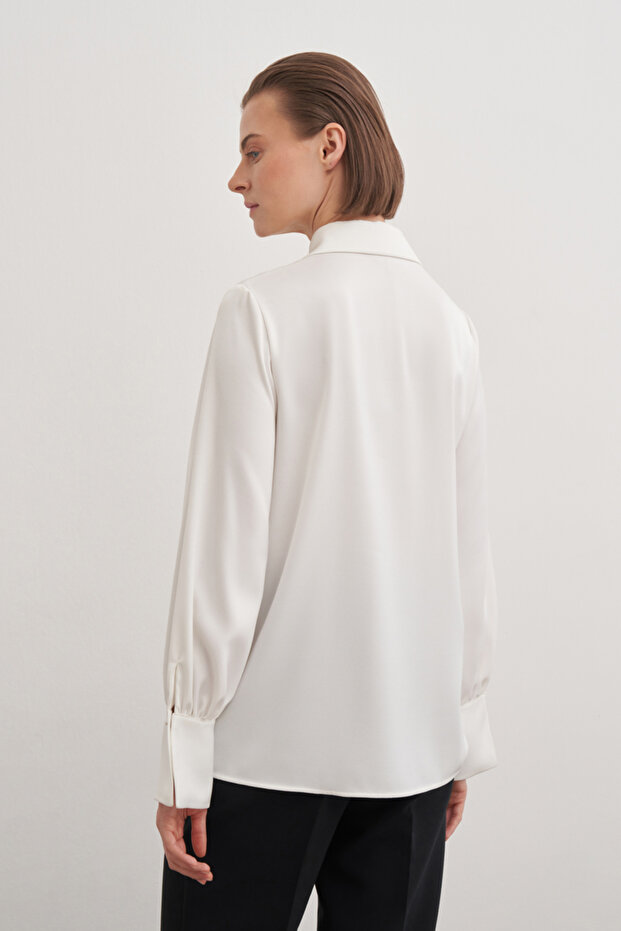 SİVRİ YAKALI BLUZ - 6