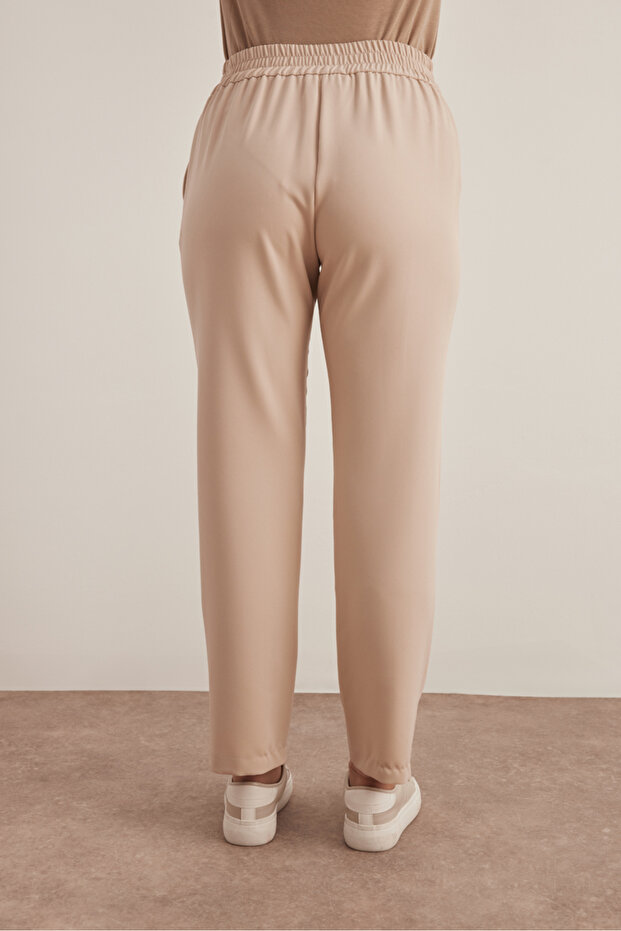 Bel Lastikli Pantolon - 5