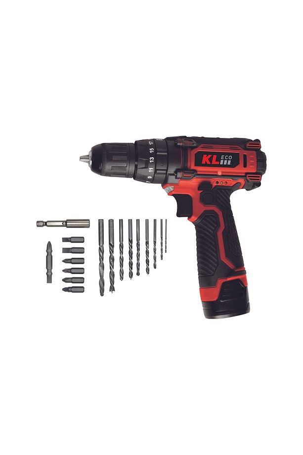 Kleco Ke2220dm 12v/2ah. Tek Akülü Li-ion Şarjlı Darbeli Matkap - 1